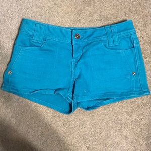 Blue shorts!